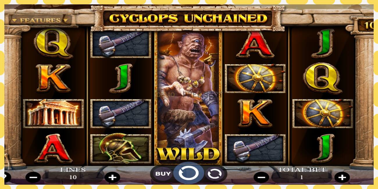 Demo slot Cyclops Unchained ingyenes és regisztráció nélkül, kép - 1