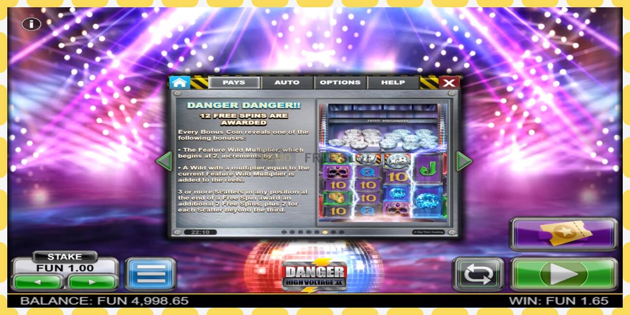 Demo slot Danger High Voltage II free and without registration, picture - 1