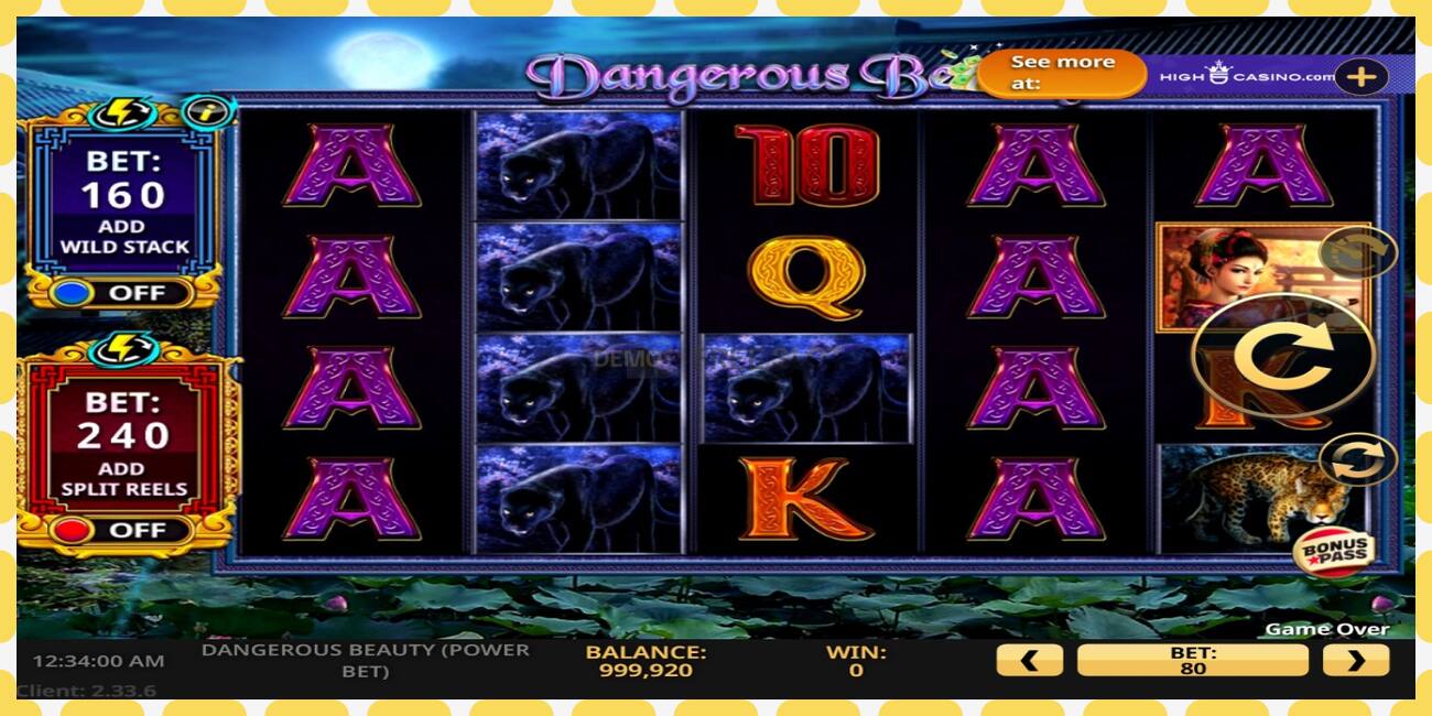 Demo slot Dangerous Beauty Power Bet free and without registration, picture - 1