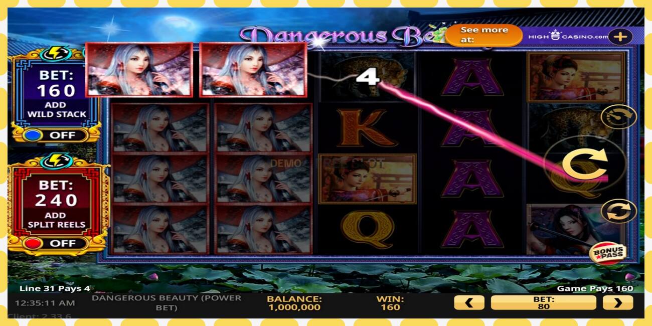 Demo slot Dangerous Beauty Power Bet free and without registration, picture - 1