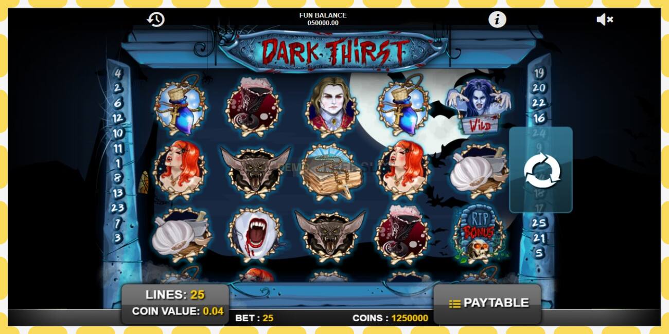 Demo slot Dark Thirst free and without registration, picture - 1