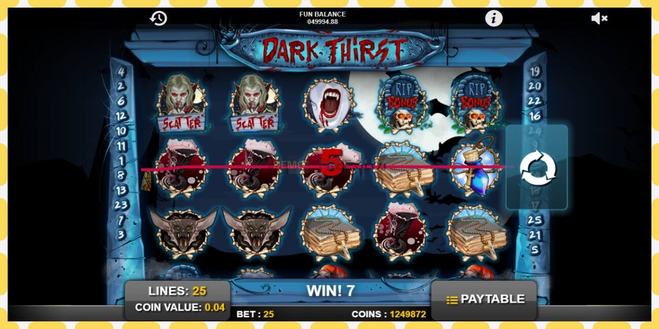 Demo slot Dark Thirst free and without registration, picture - 1