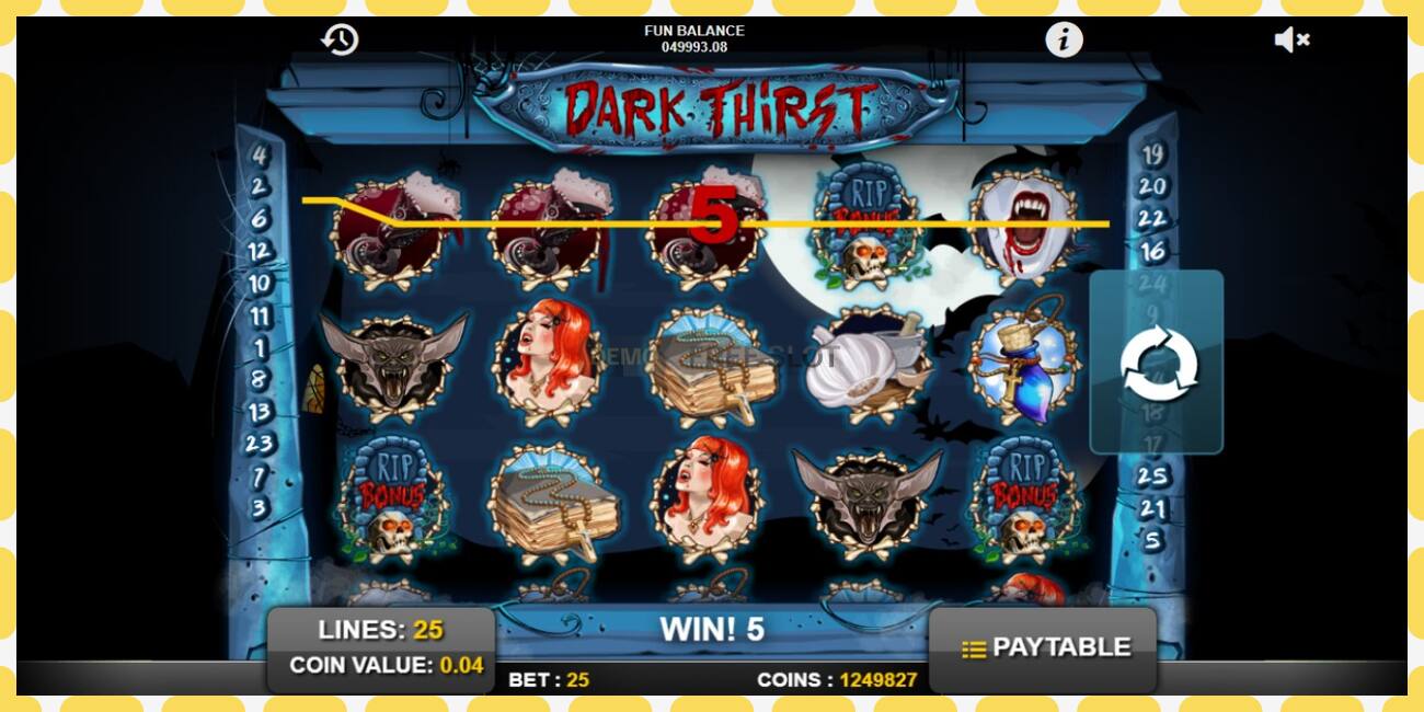 Demo slot Dark Thirst free and without registration, picture - 1