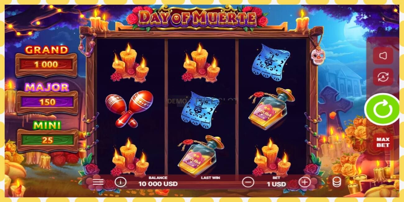 Demo slot Day of Muerte free and without registration, picture - 1