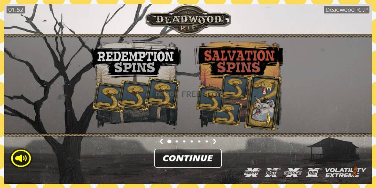 Demo slot Deadwood R.I.P free and without registration, picture - 1