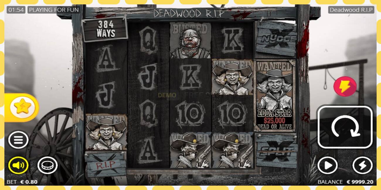 Demo slot Deadwood R.I.P free and without registration, picture - 1