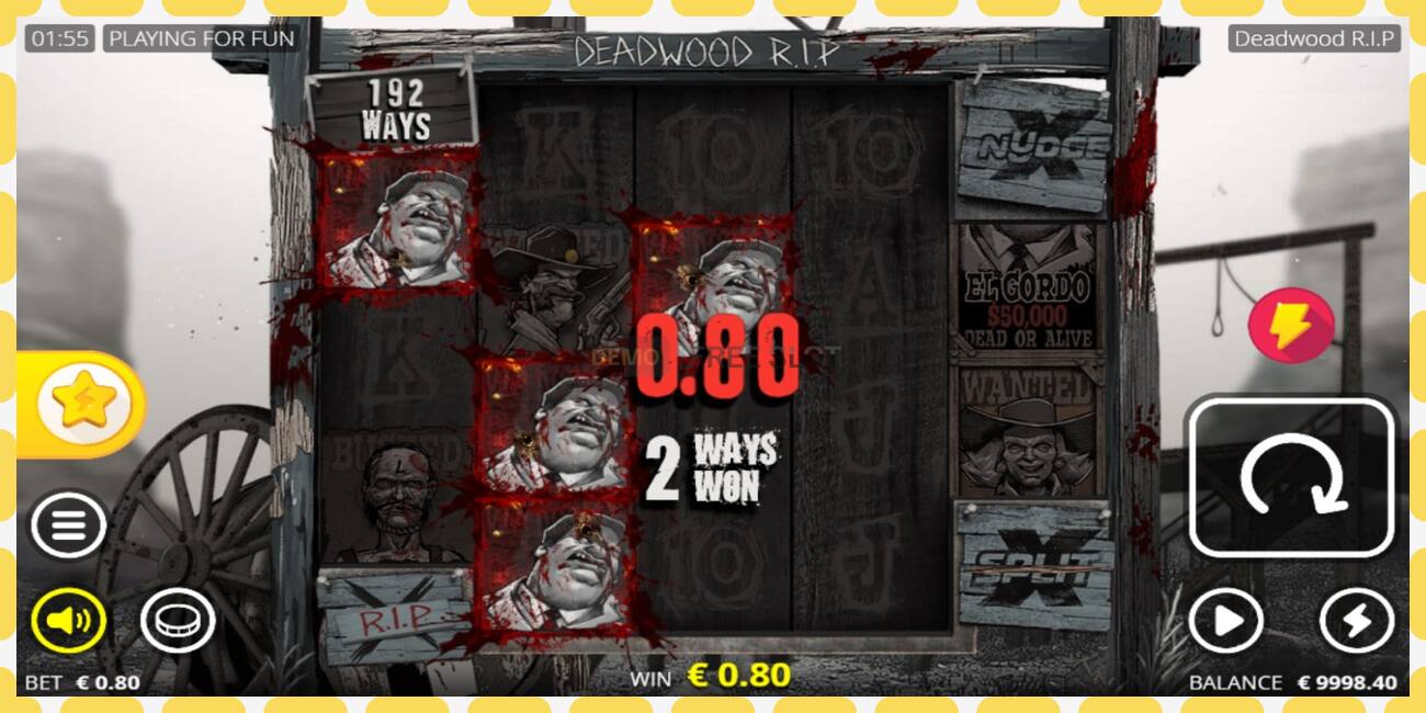 Demo slot Deadwood R.I.P free and without registration, picture - 1