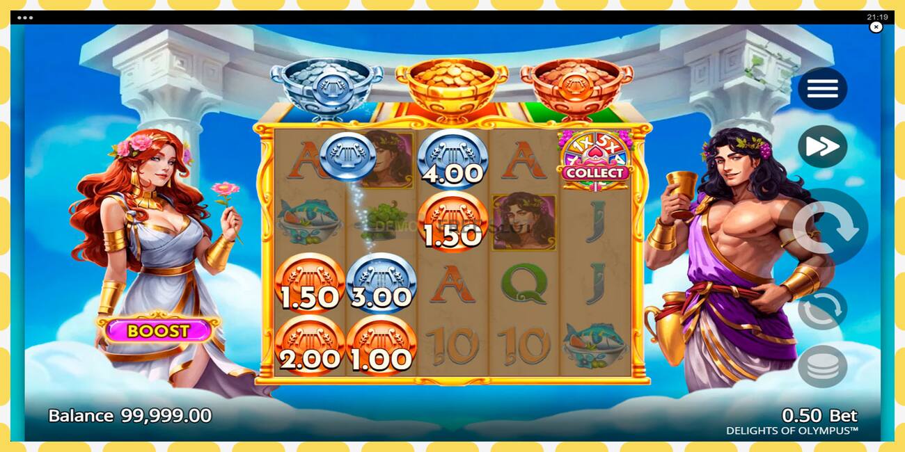 Demo slot Delights of Olympus free and without registration, picture - 1