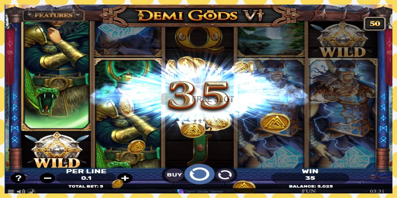 Demo slot Demi Gods 6 free and without registration, picture - 1