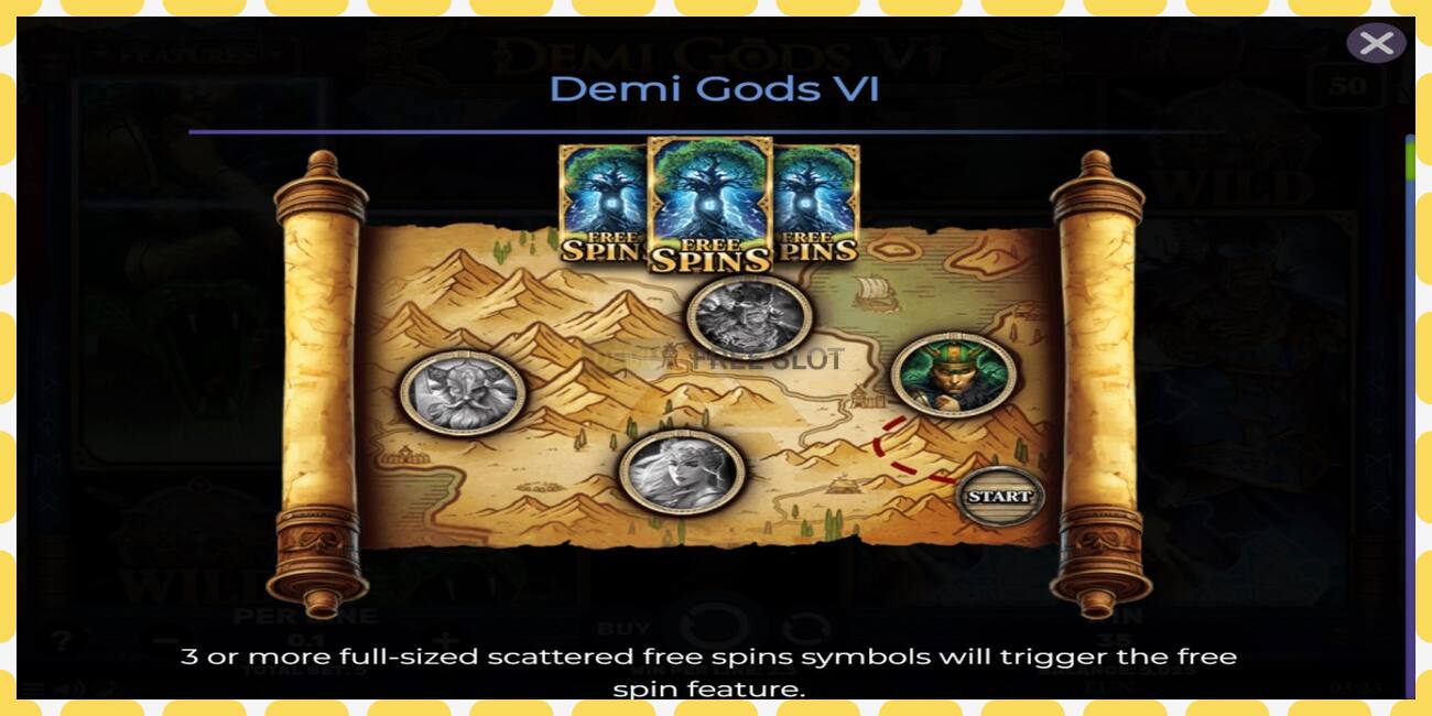 Demo slot Demi Gods 6 free and without registration, picture - 1