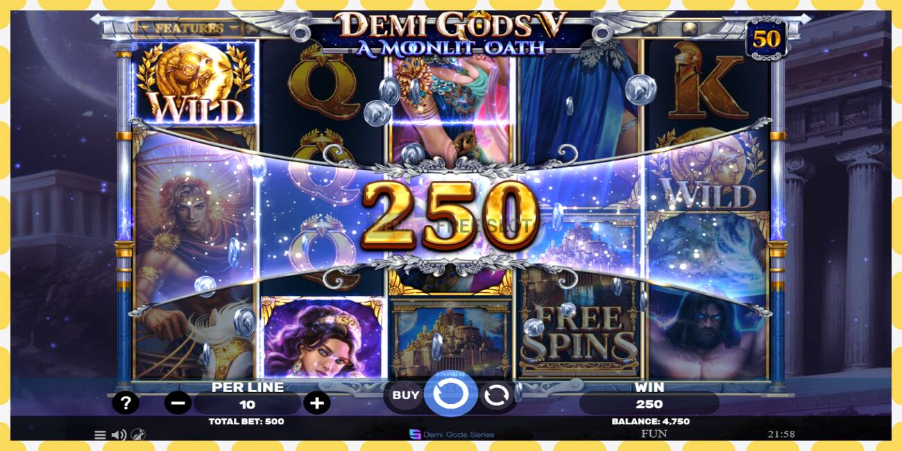 Demo slot Demi Gods V – A Moonlit Oath free and without registration, picture - 1