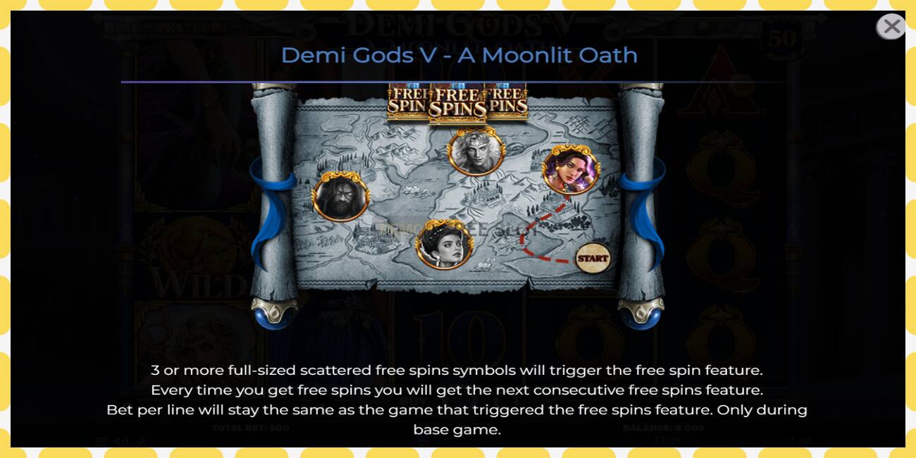 Demo slot Demi Gods V – A Moonlit Oath free and without registration, picture - 1