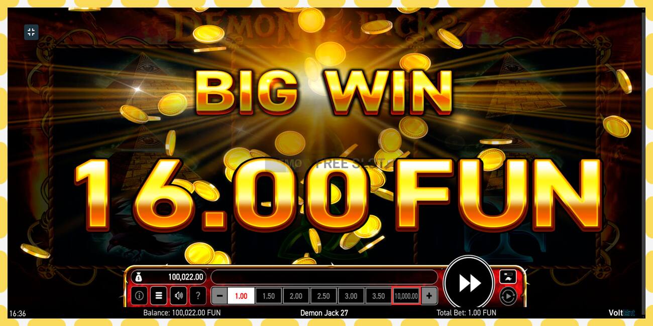 Demo slot Demon Jack 27 free and without registration, picture - 1