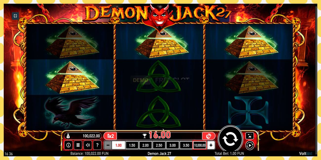 Demo slot Demon Jack 27 free and without registration, picture - 1