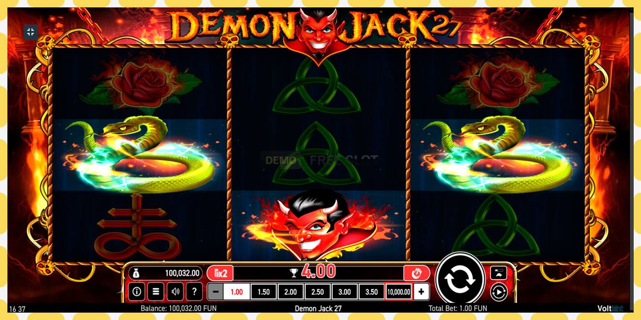 Demo slot Demon Jack 27 free and without registration, picture - 1