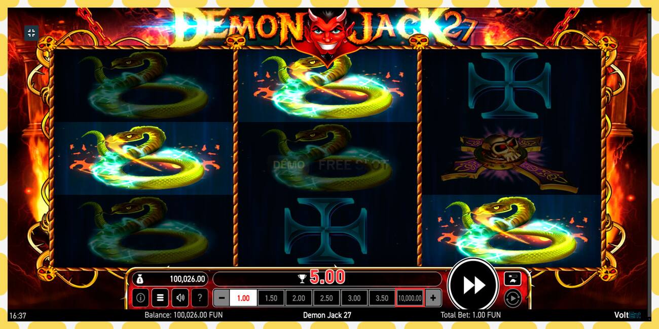 Demo slot Demon Jack 27 free and without registration, picture - 1