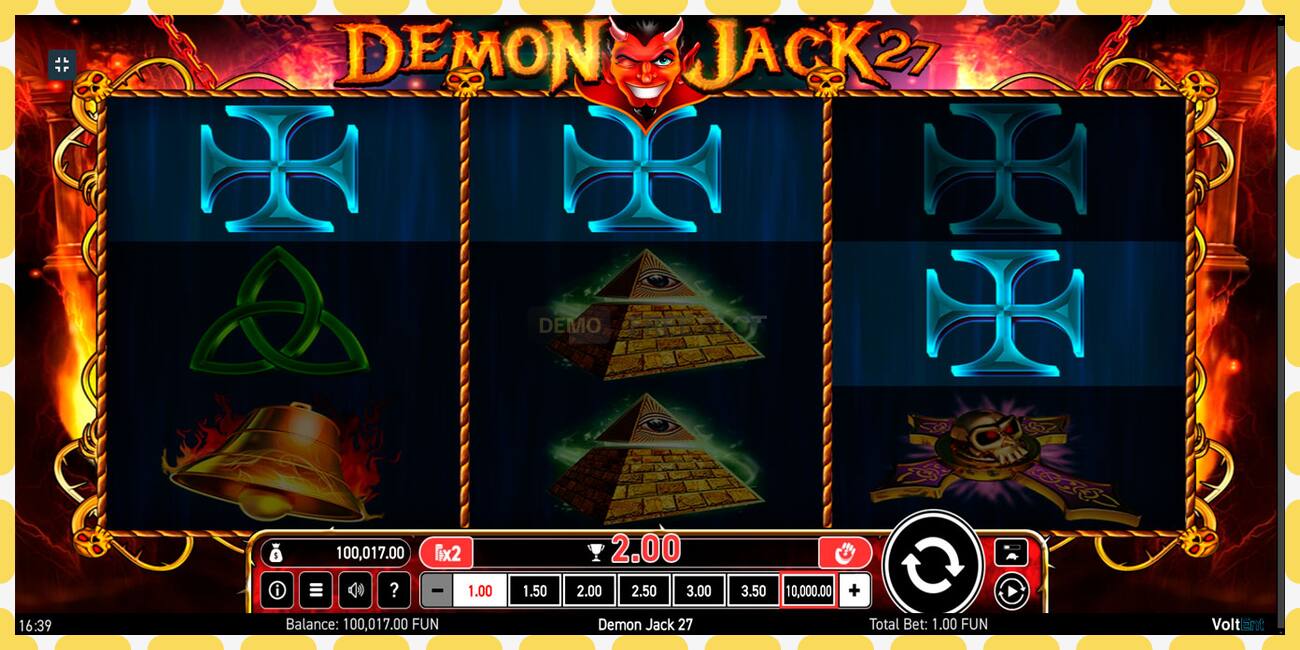 Demo slot Demon Jack 27 free and without registration, picture - 1