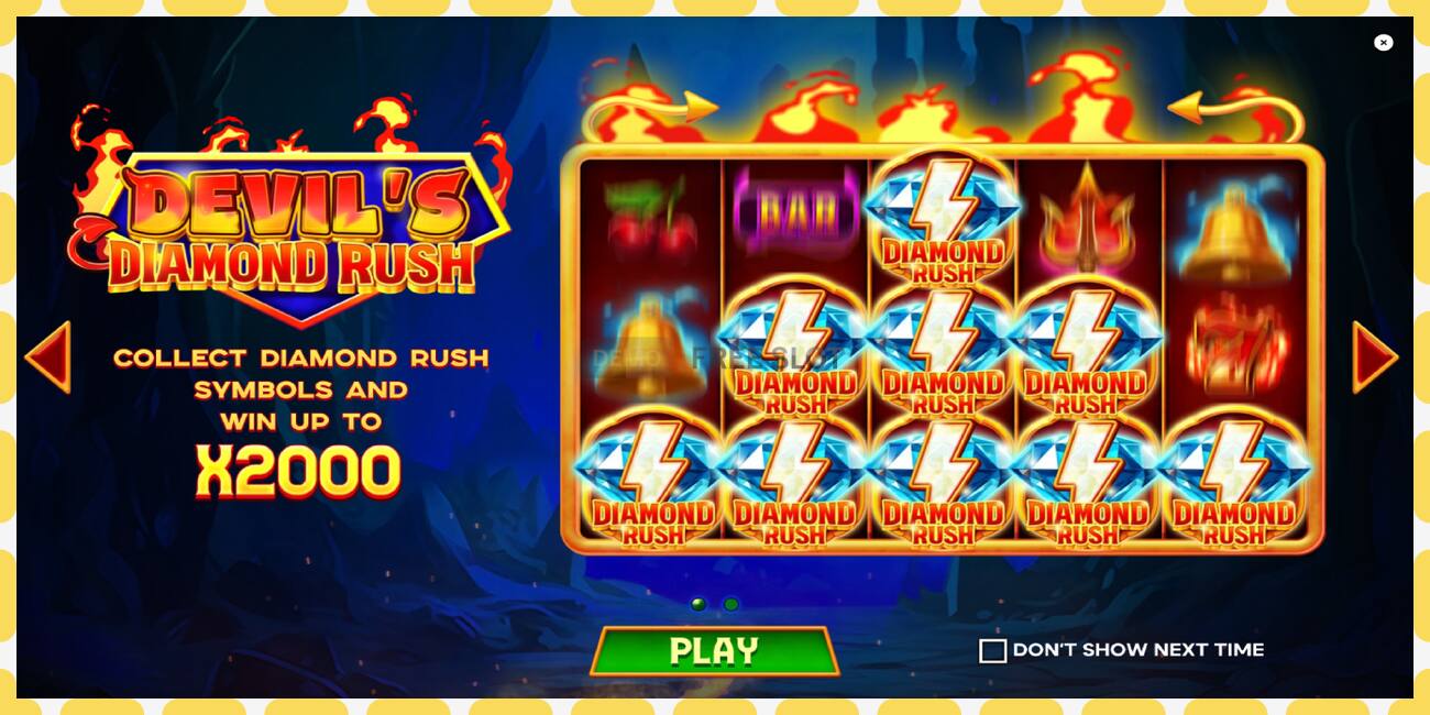 Demo slot Devils Diamond Rush zadarmo a bez registrácie, obrázok - 1