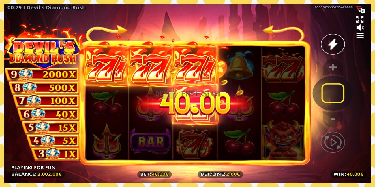 Demo slot Devils Diamond Rush zadarmo a bez registrácie, obrázok - 1