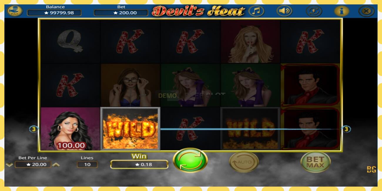 Demo slot Devil’s Heat නොමිලේ සහ ලියාපදිංචියකින් තොරව, පින්තූරය - 1