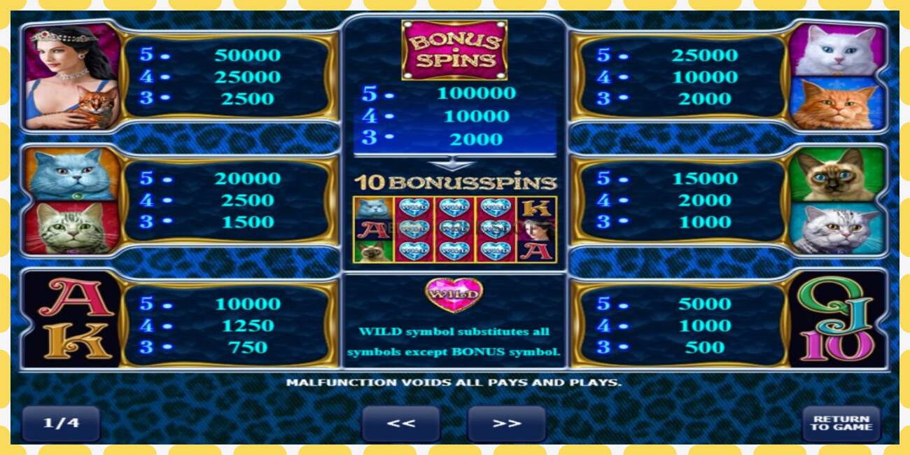 Slot dimostrativo Diamond Cats gratuito e senza registrazione, immagine - 1