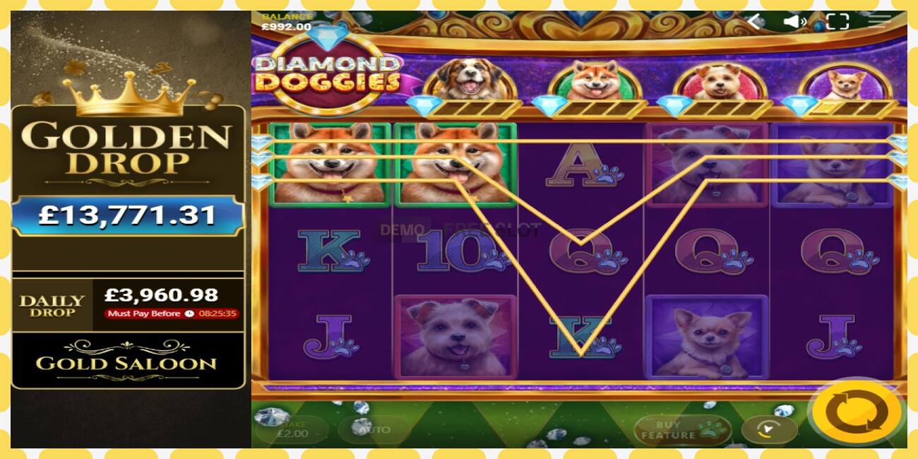 Demo slot Diamond Doggies free and without registration, picture - 1