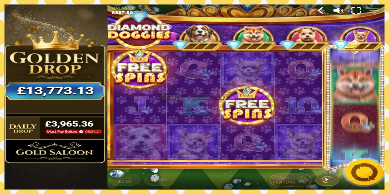 Demo slot Diamond Doggies free and without registration, picture - 1