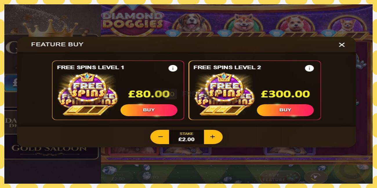 Demo slot Diamond Doggies free and without registration, picture - 1