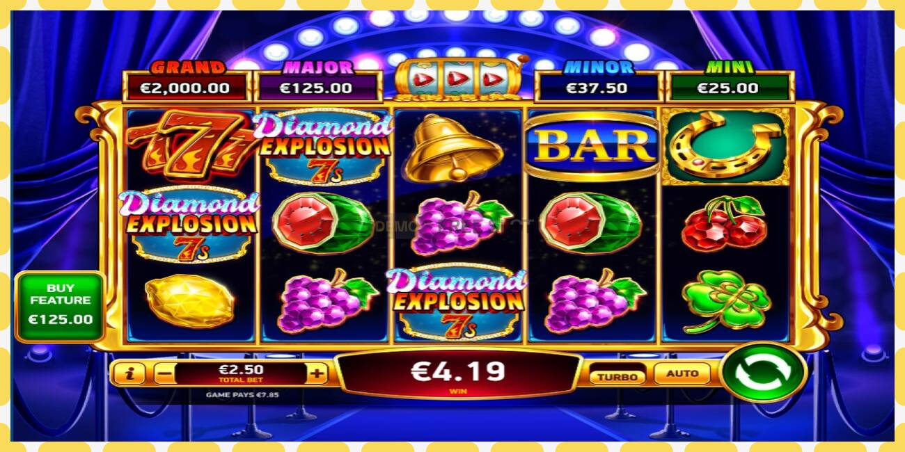 Demo slot Diamond Explosion 7s SE free and without registration, picture - 1