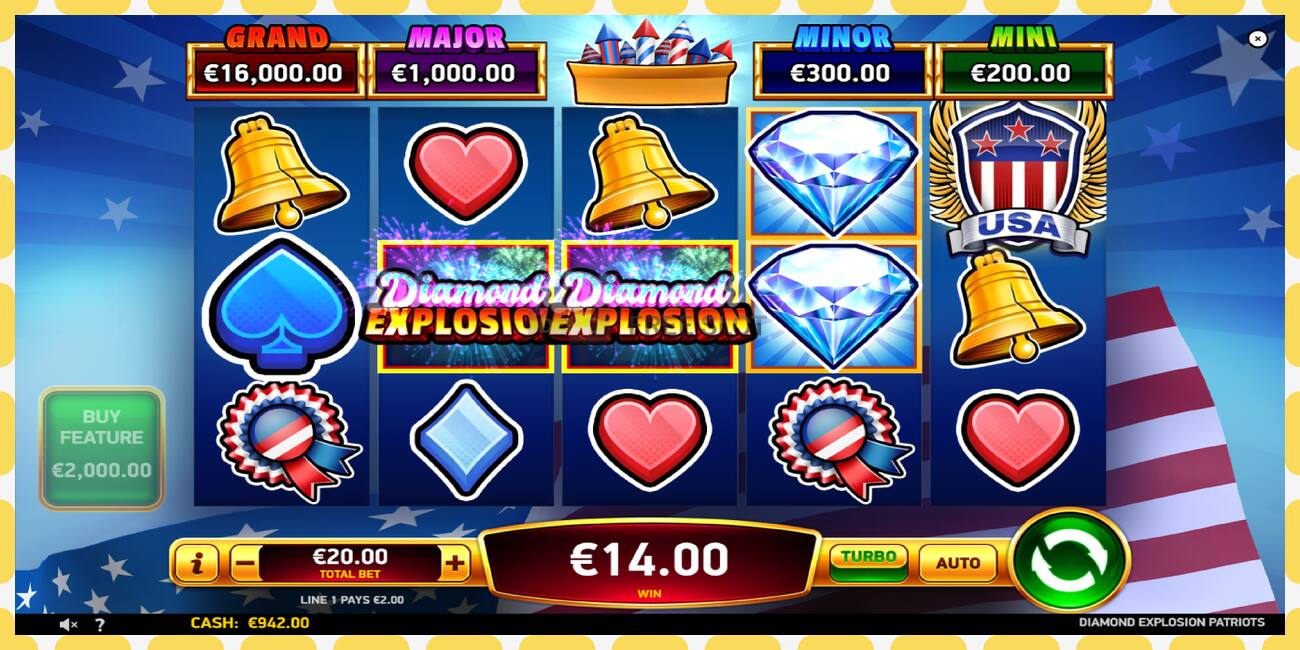 Demo slot Diamond Explosion Patriots zadarmo a bez registrácie, obrázok - 1