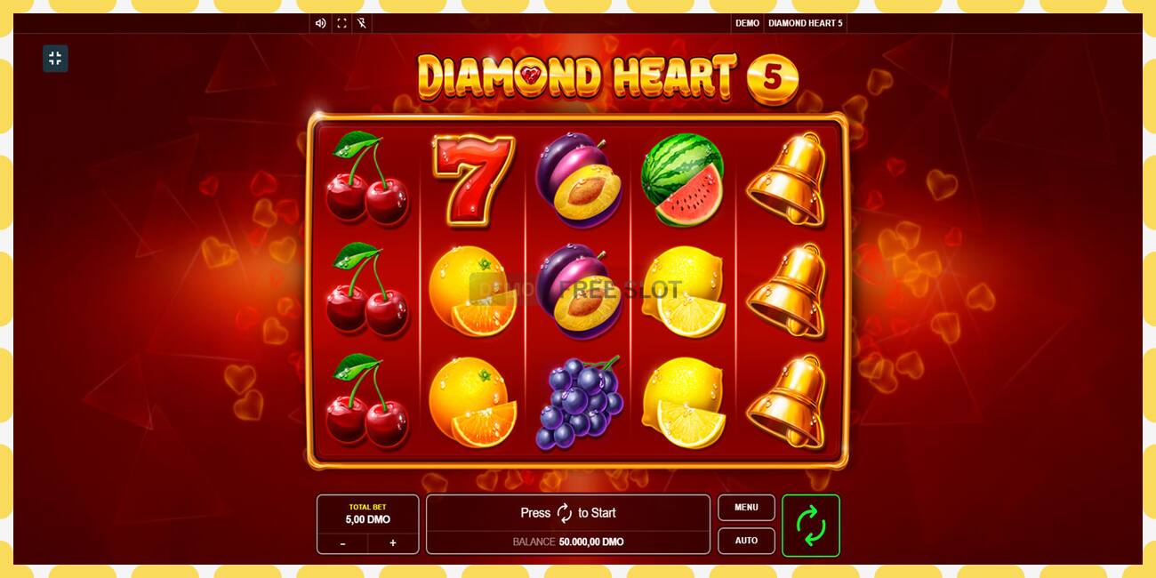 Demo slot Diamond Heart 5 free and without registration, picture - 1