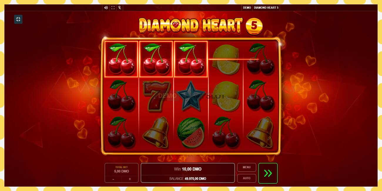 Demo slot Diamond Heart 5 free and without registration, picture - 1