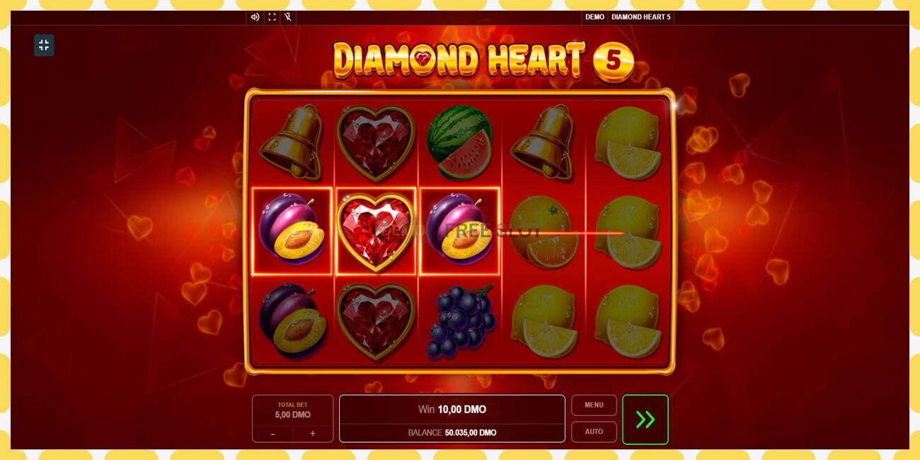 Demo slot Diamond Heart 5 free and without registration, picture - 1