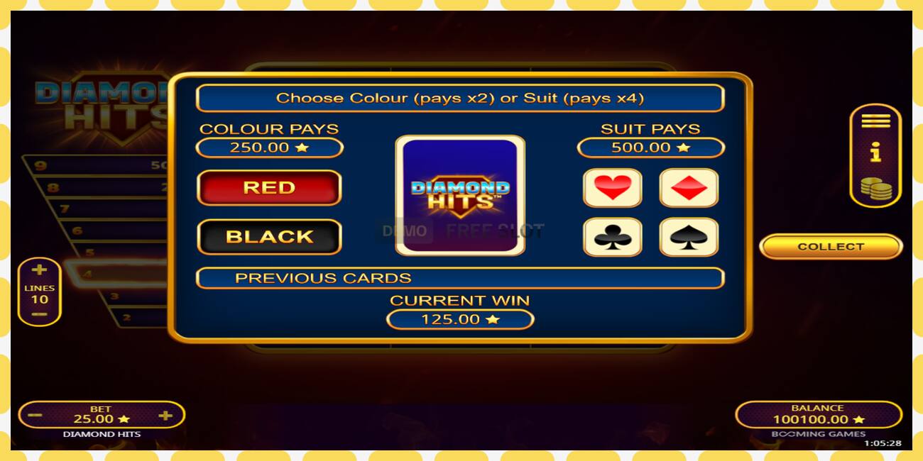 Demo slot Diamond Hits free and without registration, picture - 1