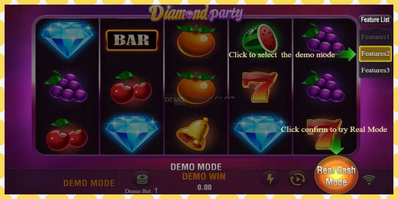 Demo slot Diamond Party free and without registration, picture - 1