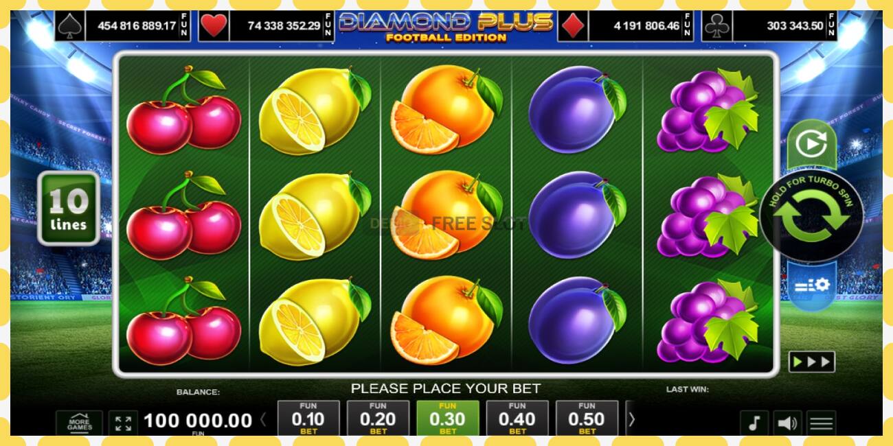 Demo slot Diamond Plus Football Edition free and without registration, picture - 1