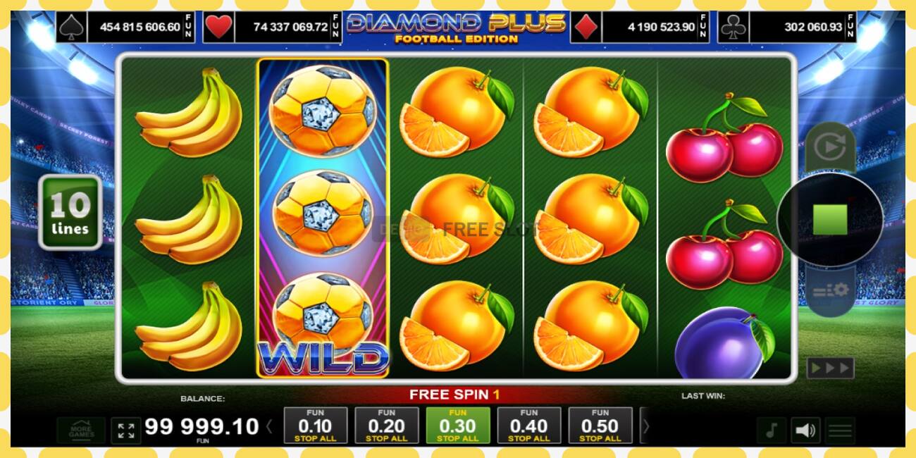 Demo slot Diamond Plus Football Edition free and without registration, picture - 1