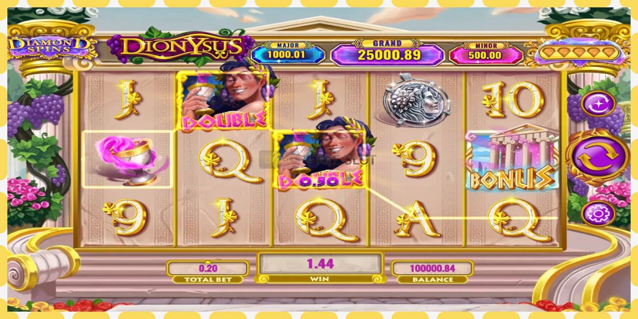 Demo slot Diamond Spins Dionysus free and without registration, picture - 1