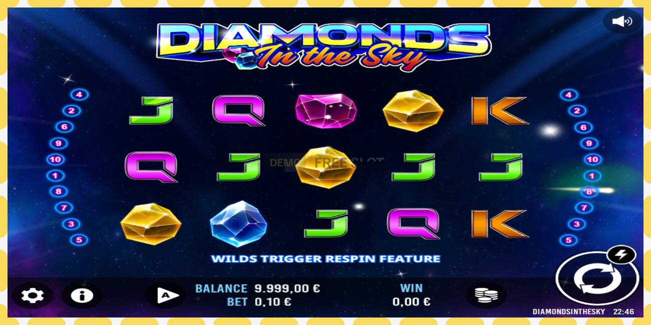 Demo slot Diamonds In The Sky free and without registration, picture - 1