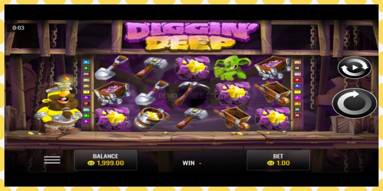 Demo slot Diggin’ Deep free and without registration, picture - 1