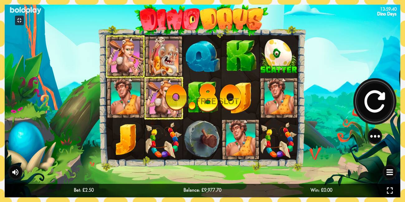 Demo slot Dino Days free and without registration, picture - 1