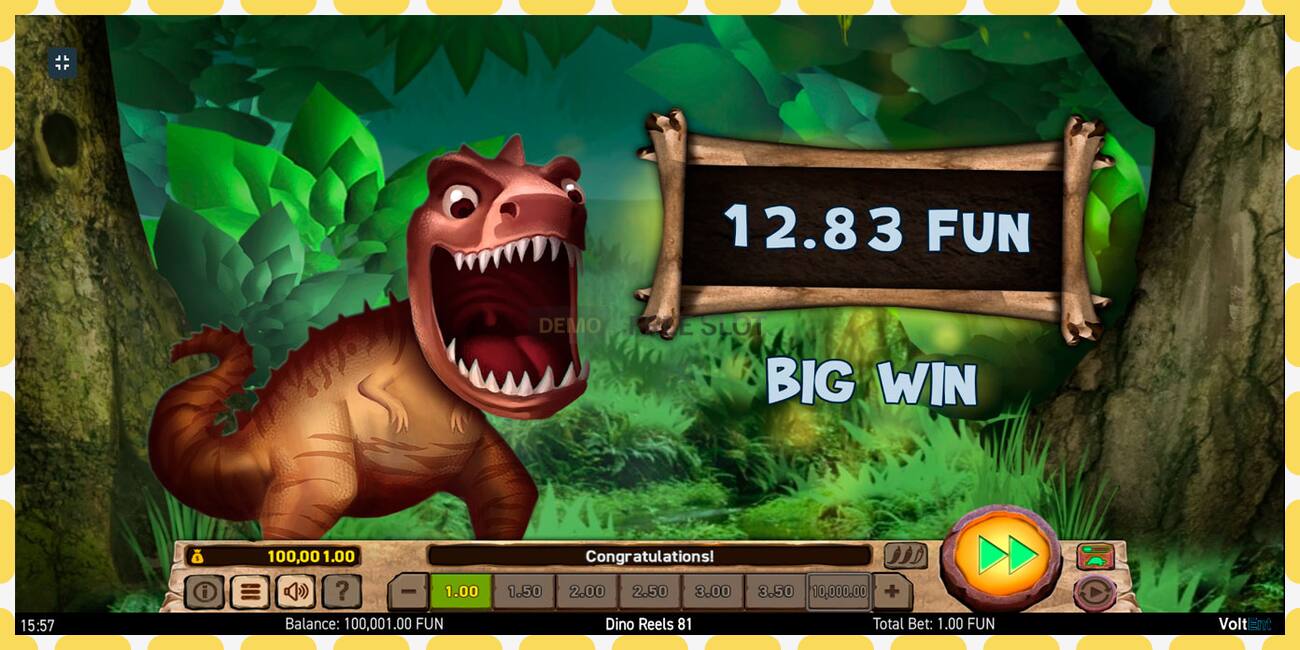 Demo slot Dino Reels 81 free and without registration, picture - 1