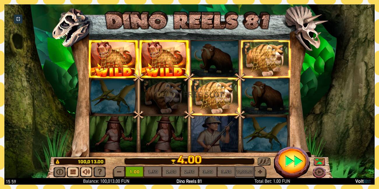 Demo slot Dino Reels 81 free and without registration, picture - 1