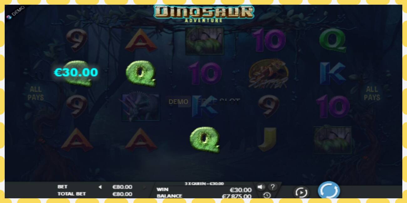 Demo slot Dinosaur Adventure free and without registration, picture - 1