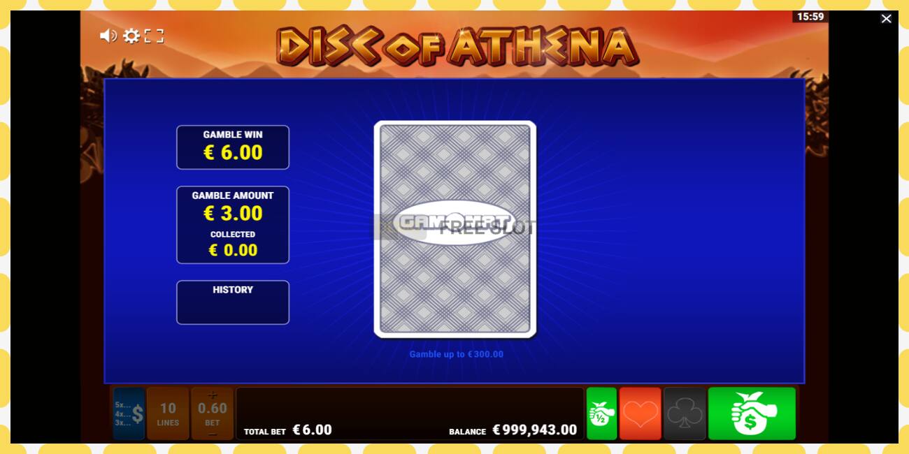 Demo slot Disc of Athena free and without registration, picture - 1