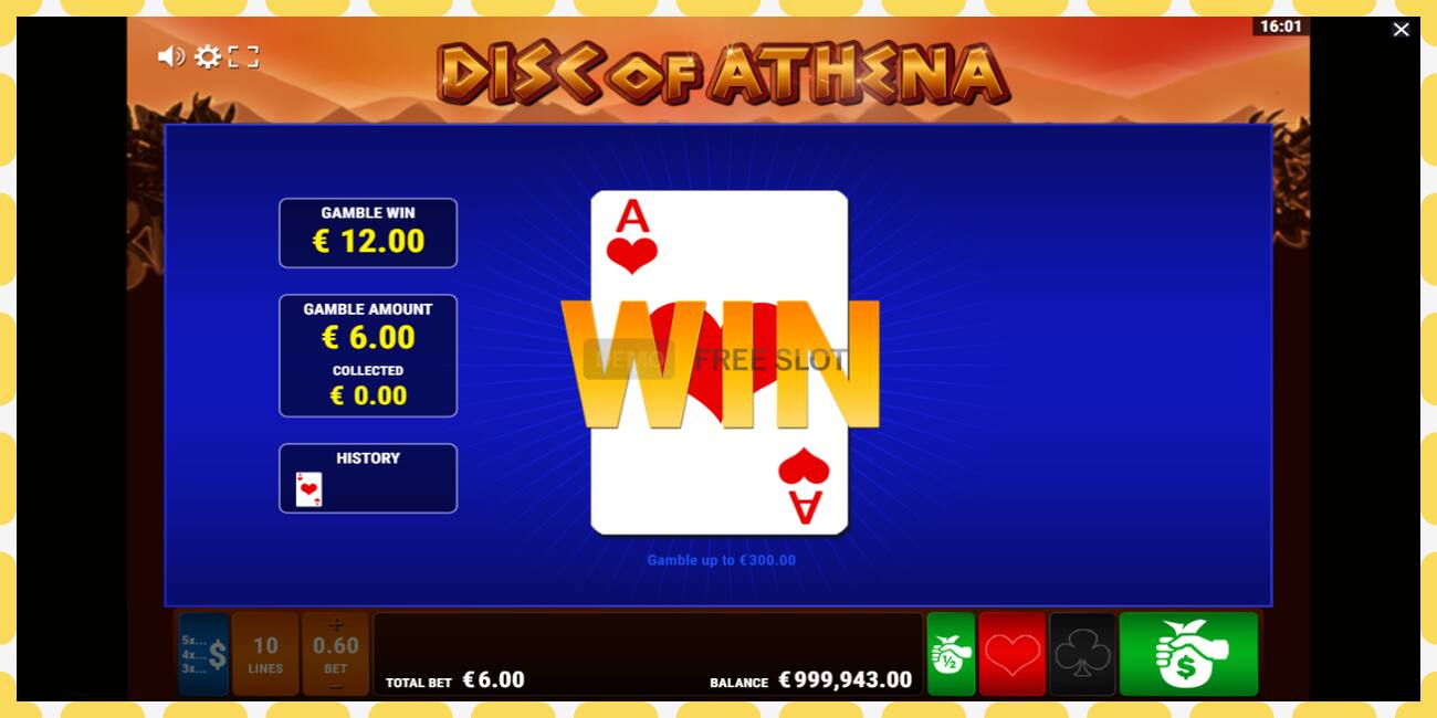 Demo slot Disc of Athena free and without registration, picture - 1