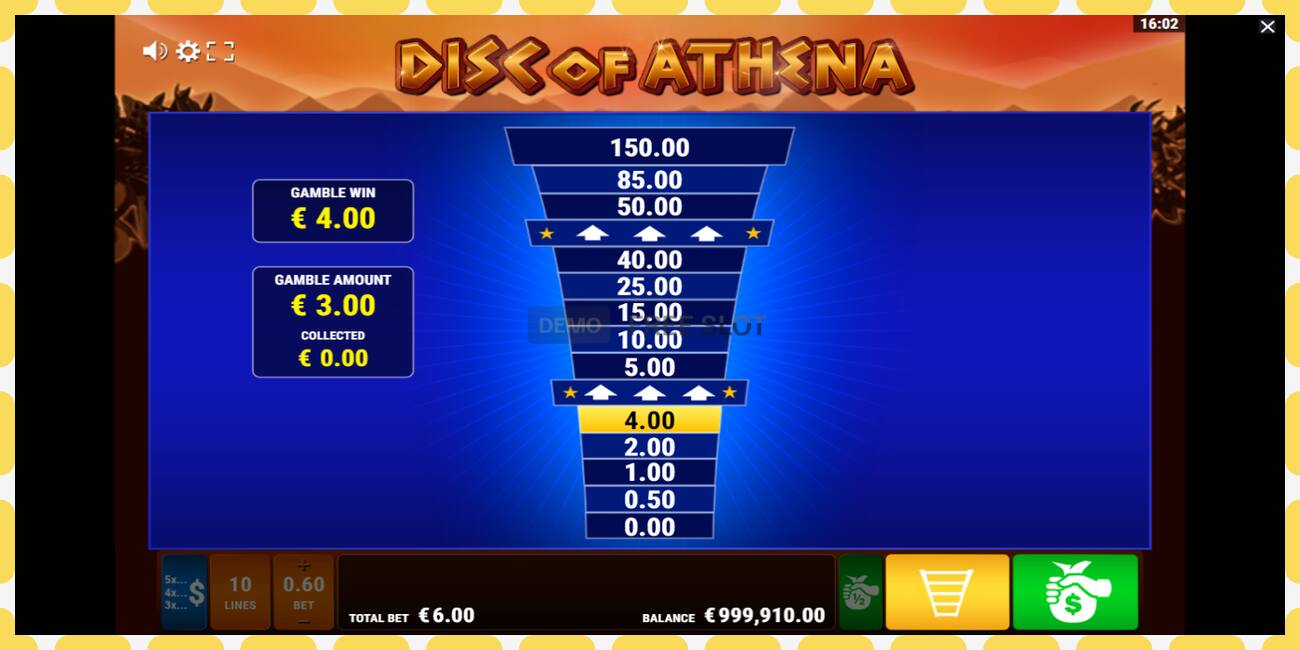 Demo slot Disc of Athena free and without registration, picture - 1