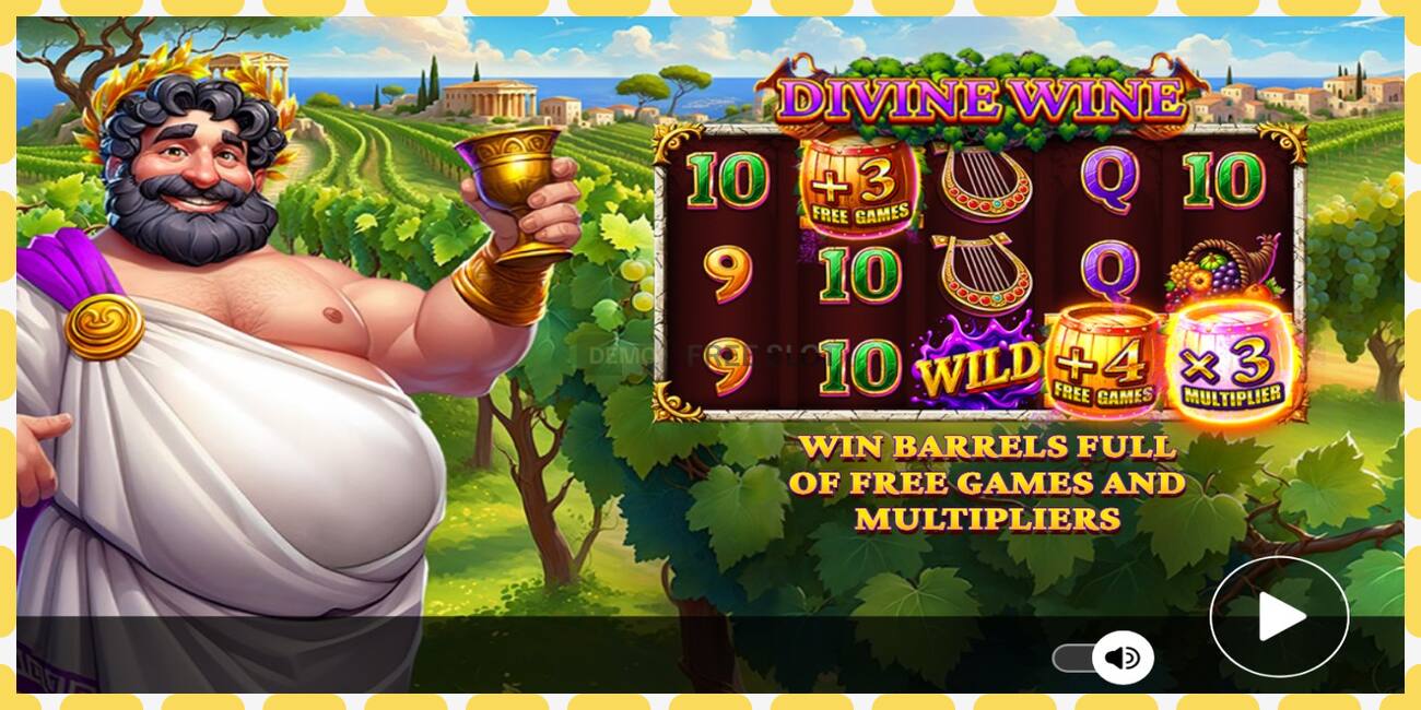 Demo slot Divine Wine free and without registration, picture - 1