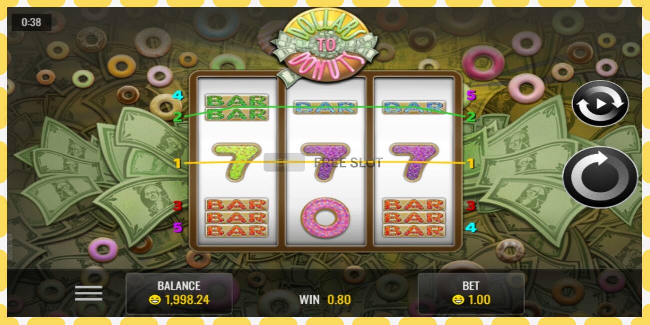 Demo slot Dollars to Donuts free and without registration, picture - 1