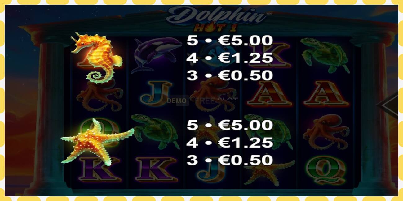 Demo slots Dolphin Hot 1 bezmaksas un bez reģistrācijas, attēlu - 1